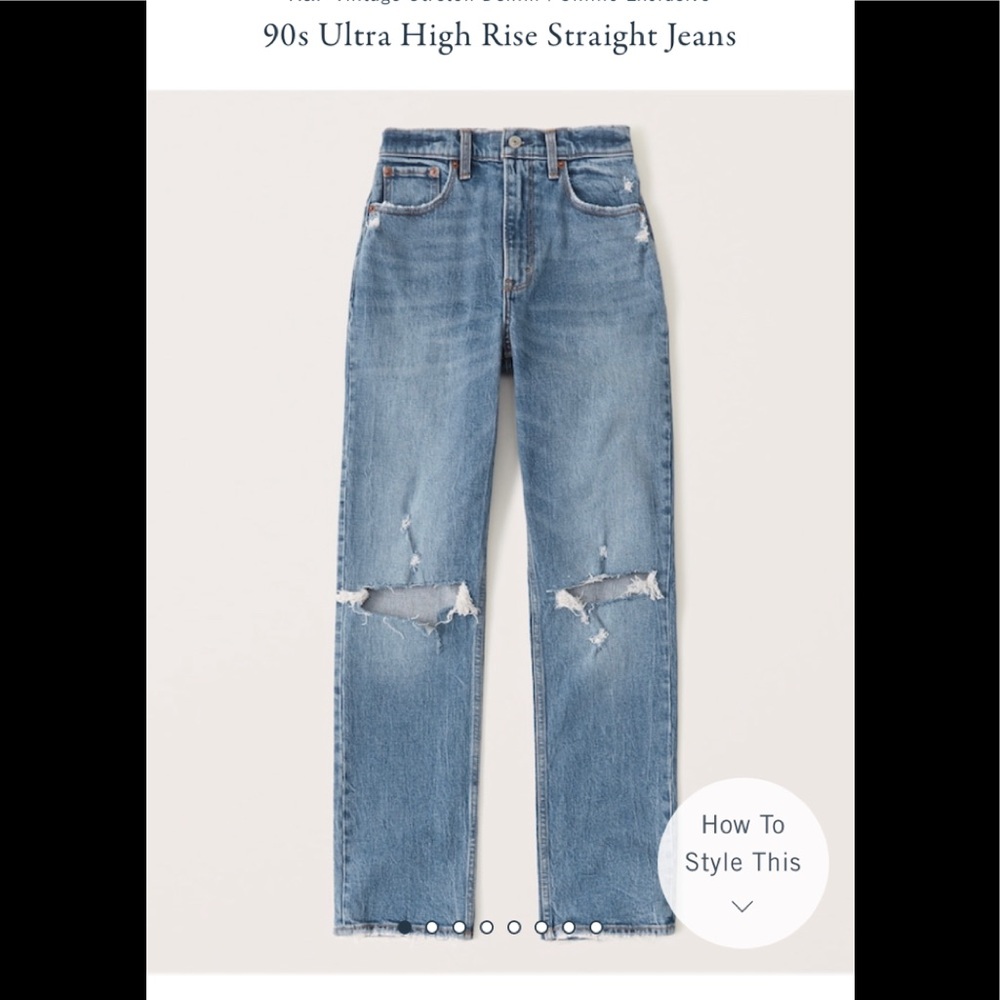 Abercrombie & Fitch The 90’s Straight